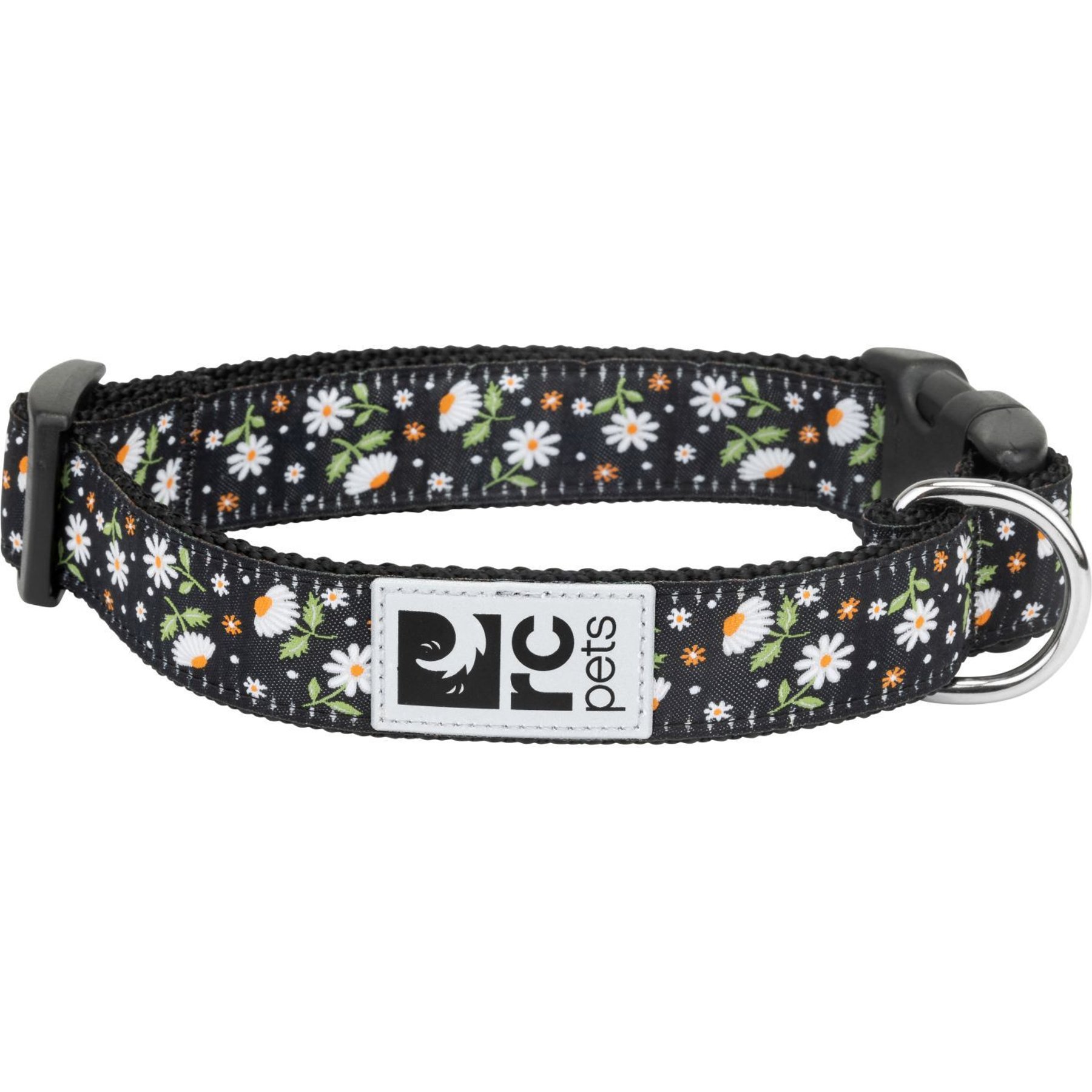 RC Pets Daisies Dog Collar, Large: 15 to 20-in neck, 1-in wide