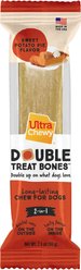 Ultra Chewy Double Treat Bone Sweet Potato Pie Dog Dental Chew Treats, 2.8-oz bag, 5 count