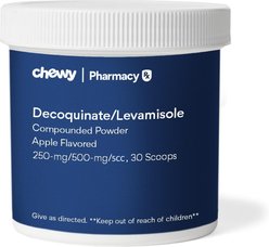 Decoquinate/Levamisole Compounded Apple Powder, 250 mg/500 mg/5CC scoop, 30 scoops for Veterinary use slide 1 of 2