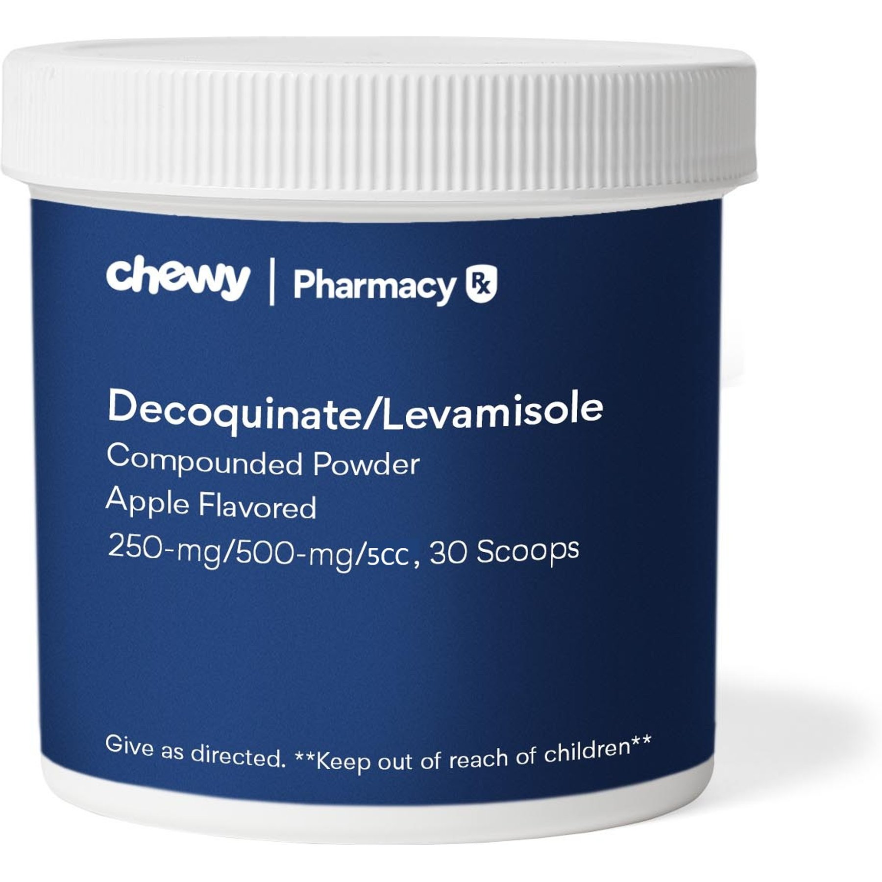 Decoquinate/Levamisole Compounded Apple Powder, 250 mg/500 mg/5CC scoop, 30 scoops for Veterinary use