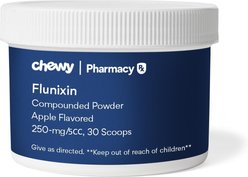 Flunixin Compounded Apple Powder, 250 mg/5CC scoop, 30 scoops for Veterinary use slide 1 of 3
