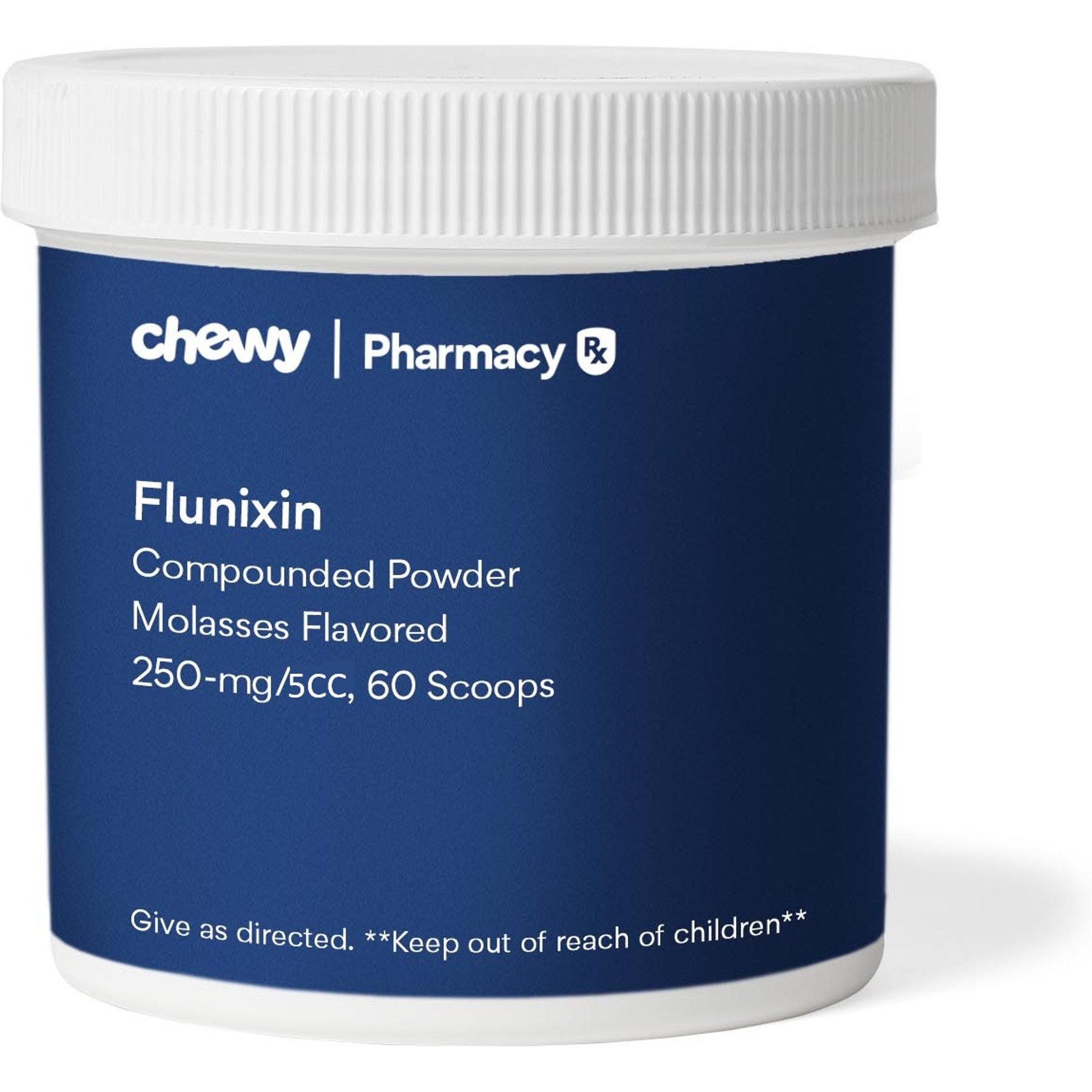 Flunixin Compounded Molasses Powder, 250 mg/5CC scoop, 60 scoops for Veterinary use