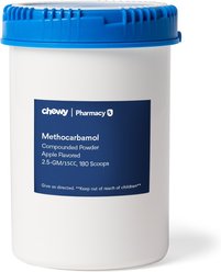 Methocarbamol Compounded Apple Powder, 2.5 GM/15CC scoop, 180 scoops for Veterinary use