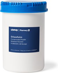 Griseofulvin Compounded Molasses Powder, 5 GM/15CC scoop, 60 scoops for Veterinary use