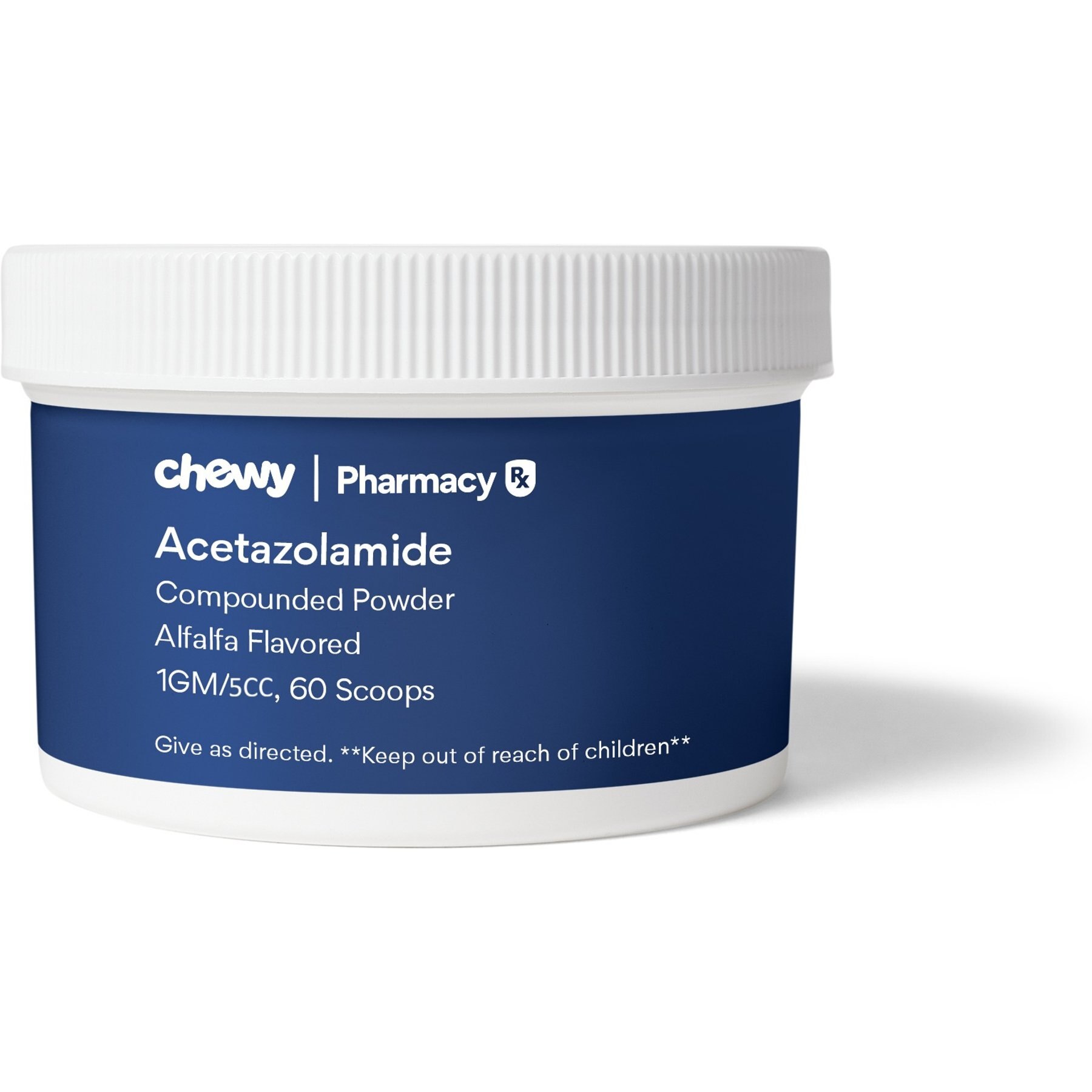 Acetazolamide Compounded Alfalfa Powder, 1 GM/5CC scoop, 60 scoops for Veterinary use