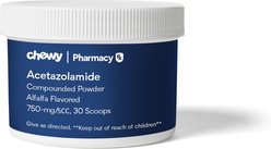 Acetazolamide Compounded Alfalfa Powder, 750 mg/5CC scoop, 30 scoops for Veterinary use