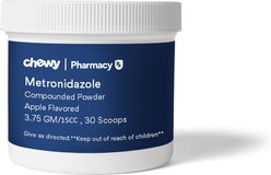 Metronidazole Compounded Apple Powder, 3.75 GM/15CC scoop, 30 scoops for Veterinary use