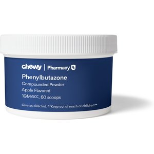 Phenylbutazone Compounded Apple Powder, 1 GM/5CC scoop, 60 scoops for Veterinary use