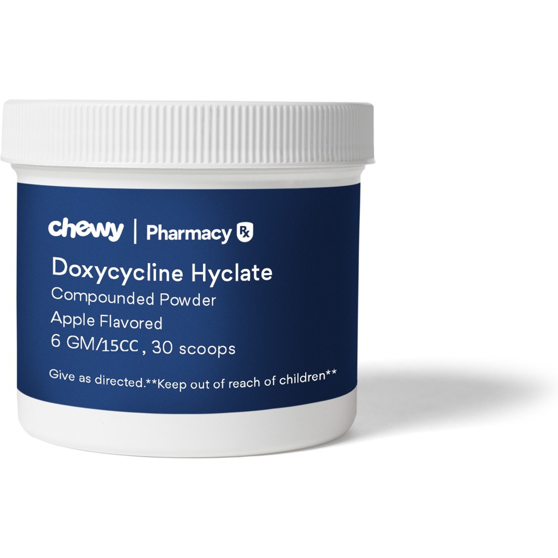 Doxycycline Compounded Apple Powder, 6 GM/15CC scoop, 30 scoops for Veterinary use