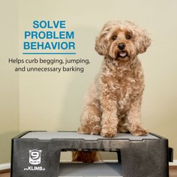 Blue-9 KLIMB Jr. Professionally Designed Dog Training Platform & Manners Video Tutorial, Black slide 2 of 9