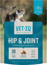 VetIQ Chicken Flavored Chew Hip & Joint Supplement for Cats, 3.7-oz bag