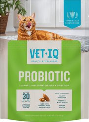 VetIQ Chicken Flavored Chew Probiotic Supplement for Cats, 3.7-oz bag