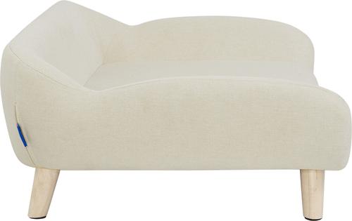 Show full view: Sam's Pets Akkeri Linen Couch Dog Bed, Cream, Large: 39-in slide 4 of 9