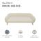 Show in main carousel: Sam's Pets Akkeri Linen Couch Dog Bed, Cream, Large: 39-in slide 6 of 9