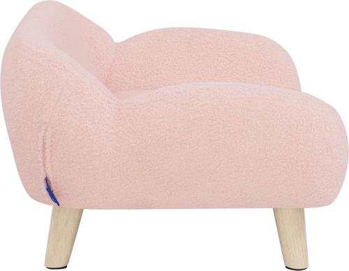 Show full view: Sam's Pets Akkeri Boucle Couch Dog Bed, Pink, Small: 29-in slide 3 of 8