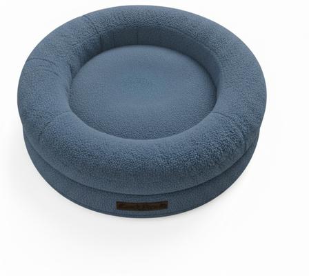 Show full view: Sam's Pets Scruffy Round Orthopedic Dog Bed, Navy, Medium: 30-in slide 2 of 8