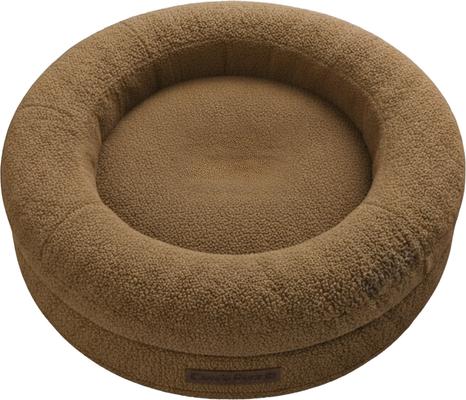Show full view: Sam's Pets Scruffy Round Orthopedic Dog Bed, Brown, Medium: 30-in slide 2 of 4