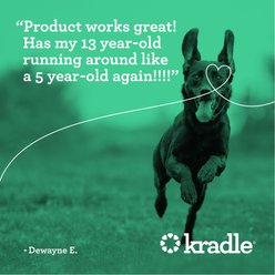 Kradle Broad Spectrum Hemp Extract Beef Liver Flavor Hip & Joint Chews Supplement for Dogs, 90 count slide 2 of 9