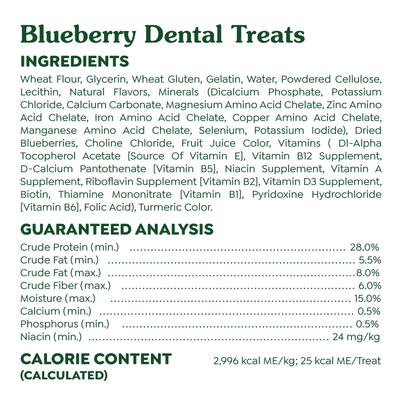 Show full view: Greenies Blueberry Teenie Dental Dog Treats, 43 count slide 7 of 11