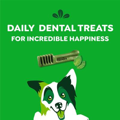 Show full view: Greenies Regular Natural Fresh Mint Dental Dog Treats, 12 count slide 8 of 12