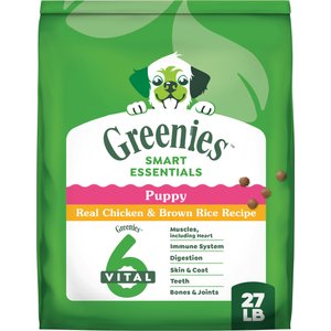 Greenies Smart Essentials Puppy High Protein Real Chicken & Brown Rice Dry Dog Food, 27-lb bag
