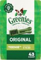 Greenies Teenie Natural Original Chicken Flavor Dental Dog Treats, 43 count