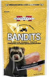 Marshall Bandits Premium Original Chicken Flavor Ferret Treats, 3-oz bag