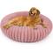 Show in main carousel: LFC PETS Donut Bolster Dog & Cat Bed with Removable Cover, Pink, Large slide 5 of 11