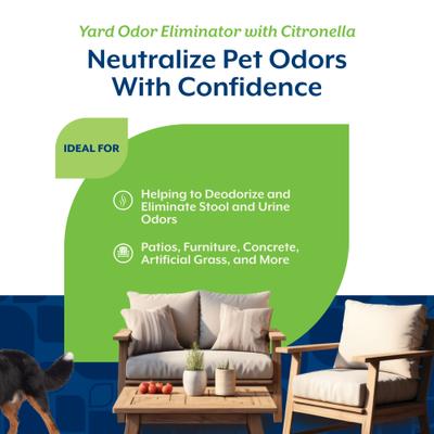 Show full view: NaturVet Yard Odor Eliminator Plus with Citronella, 32-fl oz bottle slide 4 of 8