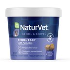 NaturVet Stool Ease Soft Chews Digestive Supplement for Dogs, 40 count
