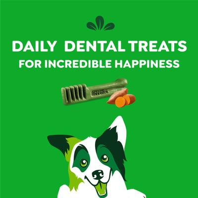 Show full view: Greenies Regular Sweet Potato Natural Dental Dog Treats, 12 count slide 8 of 11