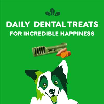 Show full view: Greenies Regular Sweet Potato Natural Dental Dog Treats, 36 count slide 8 of 11