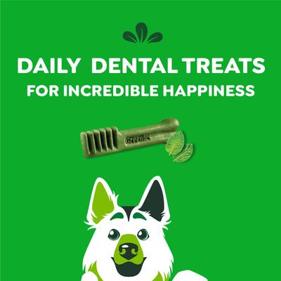 Show full view: Greenies Large Natural Fresh Mint Dental Dog Treats, 8 count slide 8 of 12