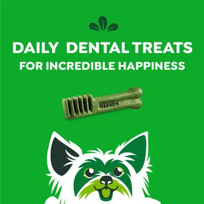 Show full view: Greenies Teenie Natural Original Chicken Flavor Dental Dog Treats, 43 count slide 8 of 11