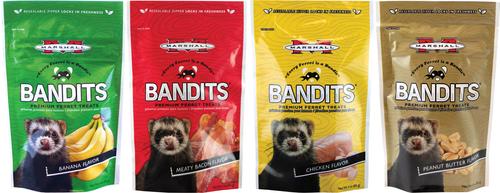 Show full view: Marshall Bandits Premium Original Chicken Flavor Ferret Treats, 3-oz bag slide 3 of 6