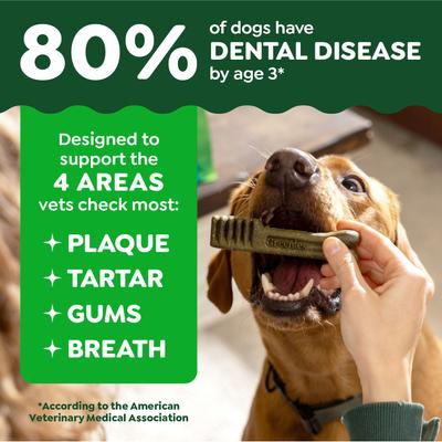 Show full view: Greenies Aging Care Natural Large Dental Dog Treats, 17 count slide 5 of 11