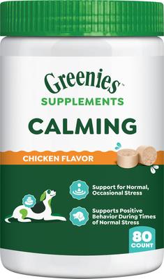 GREENIES Calming Chicken Flavored Soft Chew Calming Supplement for
