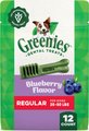 Greenies Blueberry Regular Dental Dog Treats, 12 count