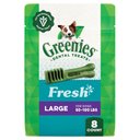 Greenies Large Natural Fresh Mint Dental Dog Treats, 8 count