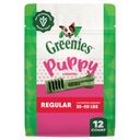 Greenies Regular Natural Puppy Dental Dog Treats, 12 count