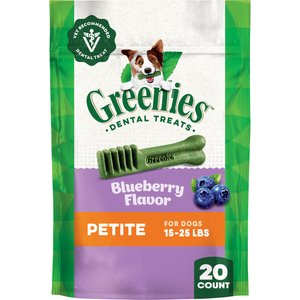 Greenies Blueberry Petite Dental Dog Treats, 20 count