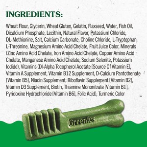 Greenies Regular Natural Puppy Dental Dog Treats, 12 count
