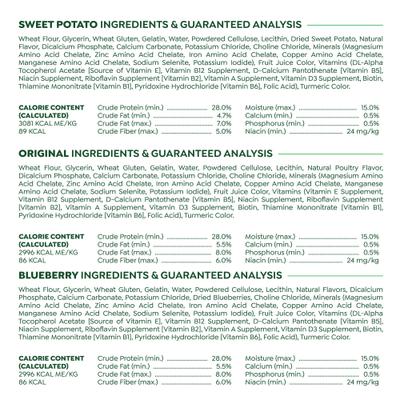 Show full view: Greenies Natural Dental Care Regular Size Sweet Potato Original Chicken & Blueberry Dental Dog Treats, 36 count slide 7 of 11