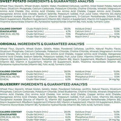 Show full view: Greenies Natural Dental Care Petite Size Sweet Potato Original Chicken & Blueberry Dental Dog Treats, 60 count slide 7 of 11