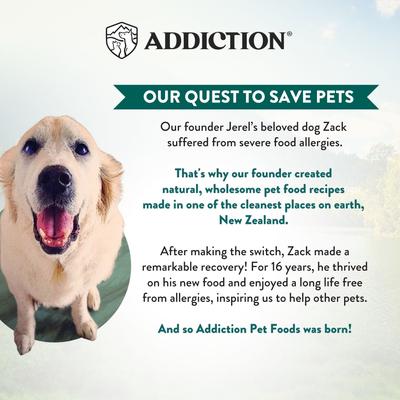 Show full view: Addiction Wild Islands Island Adult Grain-Free Chicken & Turkey Pate Canned Wet Dog Food, 6.5-oz can, case of 24 slide 10 of 10