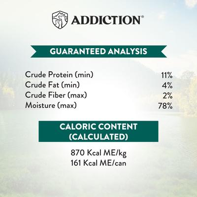 Show full view: Addiction Wild Islands Island Adult Grain-Free Chicken & Turkey Pate Canned Wet Dog Food, 6.5-oz can, case of 24 slide 7 of 10