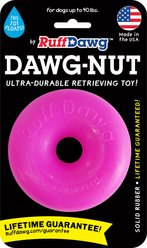 Ruff Dawg Dawg-Nut Dog Chew Toy, Pink, Small