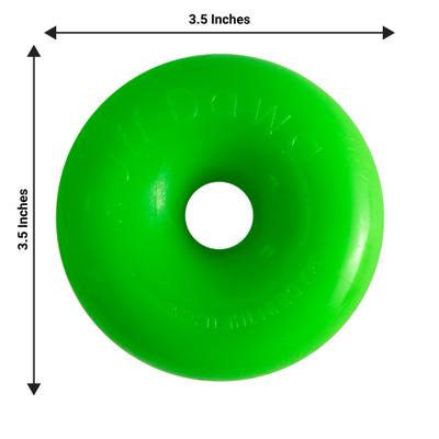 Show full view: Ruff Dawg Dawg-Nut Dog Chew Toy, Green, Small slide 3 of 4