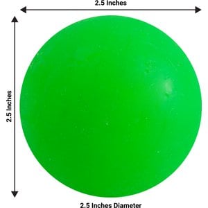 Ruff Dawg Ball Tough Dog Chew Toy, Green, 2.5-in
