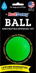 Ruff Dawg Ball Tough Dog Chew Toy, Green, Small